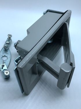 MS888灰色面板锁，箱变锁，箱式变电站锁，美变锁，配电箱门锁