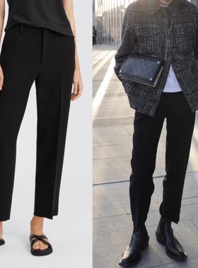 【主推】25秋冬 重磅客供纸样版型 FK精裁宽松休闲基础款直筒西裤