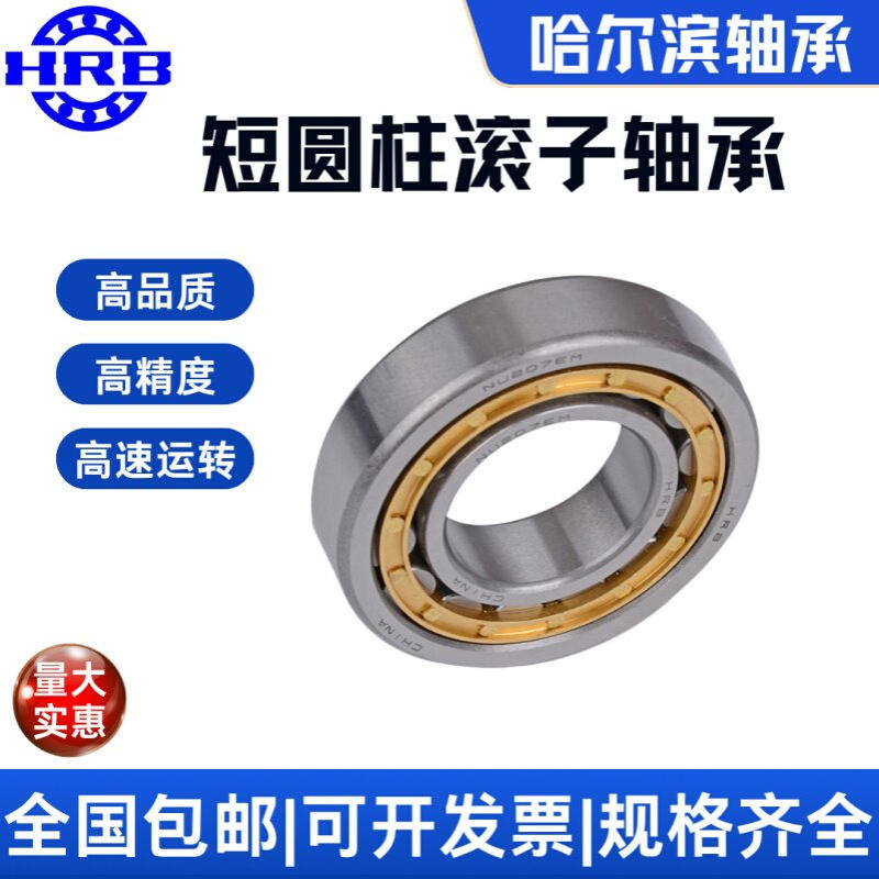 HRB NJ309 EM 42309H哈尔滨短圆柱滚子轴承内径45mm外100mm厚25mm