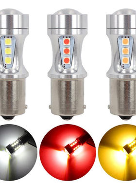 汽车led转向灯s25 3030 18LED倒车灯P21W BA15S 1156 18W刹车灯