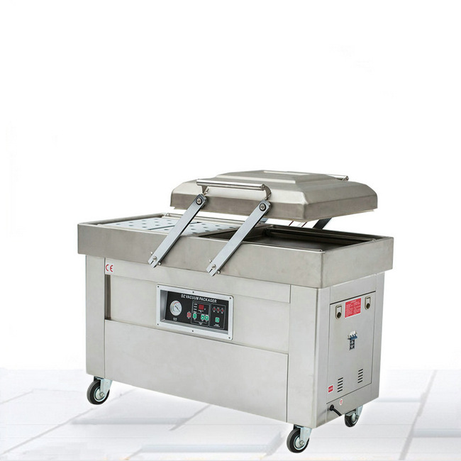 泡菜双室真空包装机 干湿两用抽真空封口设备