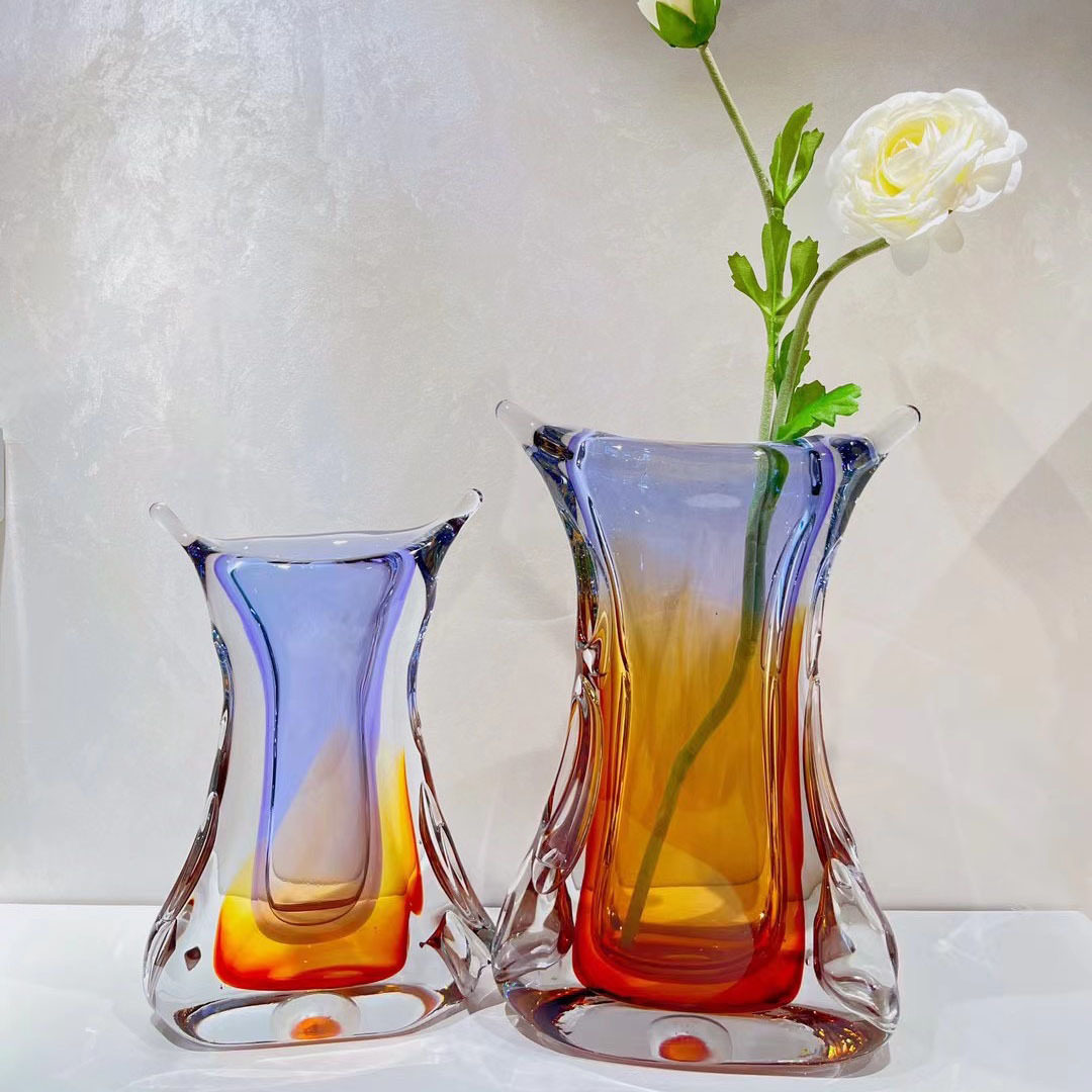 轻奢厚重玻璃花瓶摆件现代客厅玄关餐桌桌面插花花器琉璃瓶软装饰,模玩/动漫/周边/娃圈三坑/桌游,文化/体育周边,淘宝优惠券,粉丝福利购,淘宝优惠卷