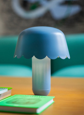 设计师简约现代创意蘑菇台灯高档样板间2024新款高级氛围民宿灯具