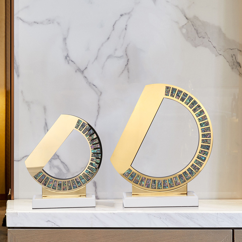 简约现代金属摆件电视柜样板房软装家居装饰工艺品摆件