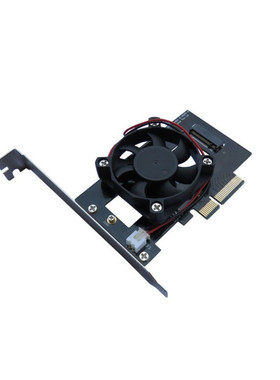 风冷PCIe x4 NVMe AHCI M.2 NGFF SSD转to PCIE 3.0 x4转接卡
