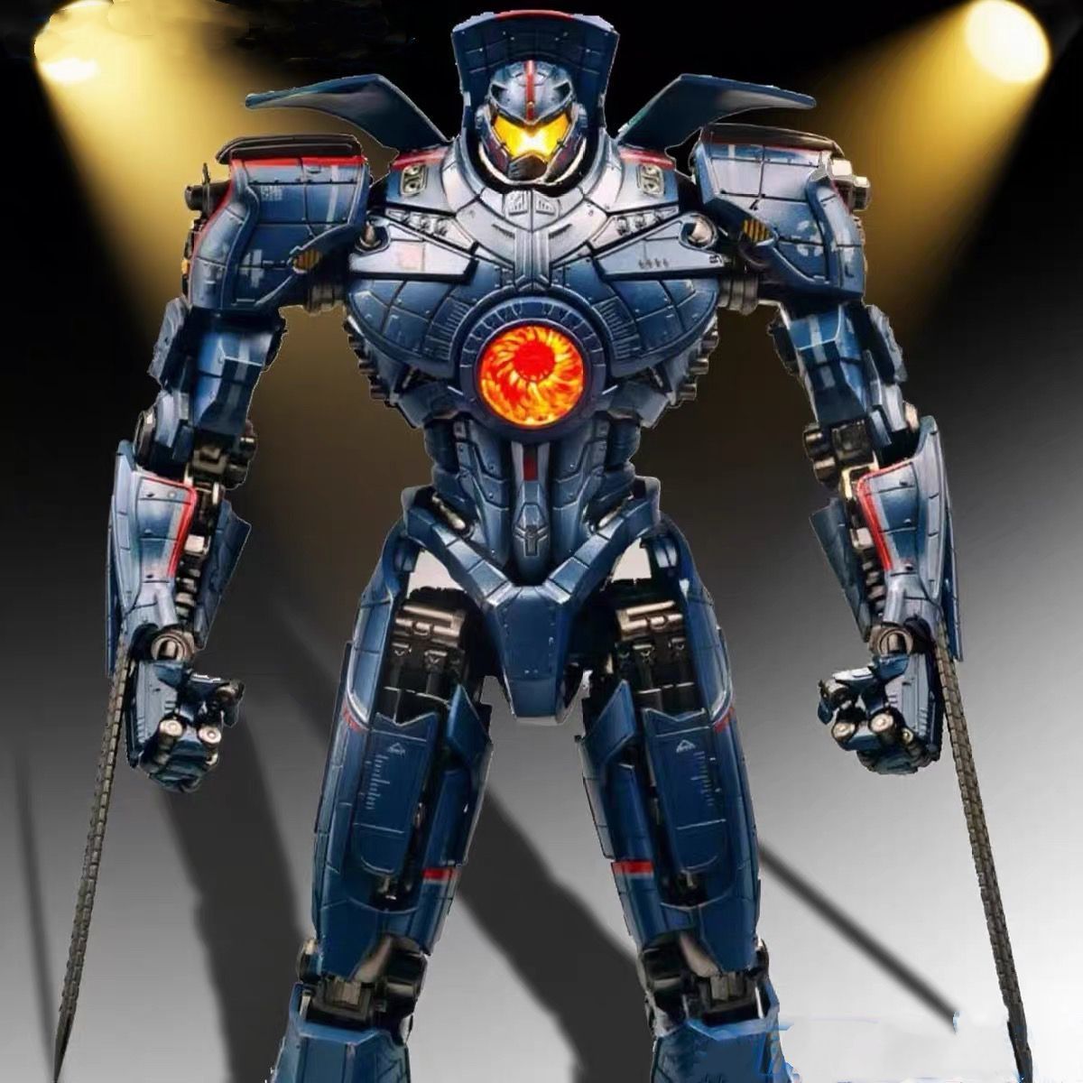 环太平洋机甲复仇流浪者危险流浪者风赤红手办危险机甲玩具黑曜石