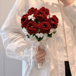 三八女神节情人节礼物扭扭棒玫瑰花束DIY材料包手工制作送女闺蜜