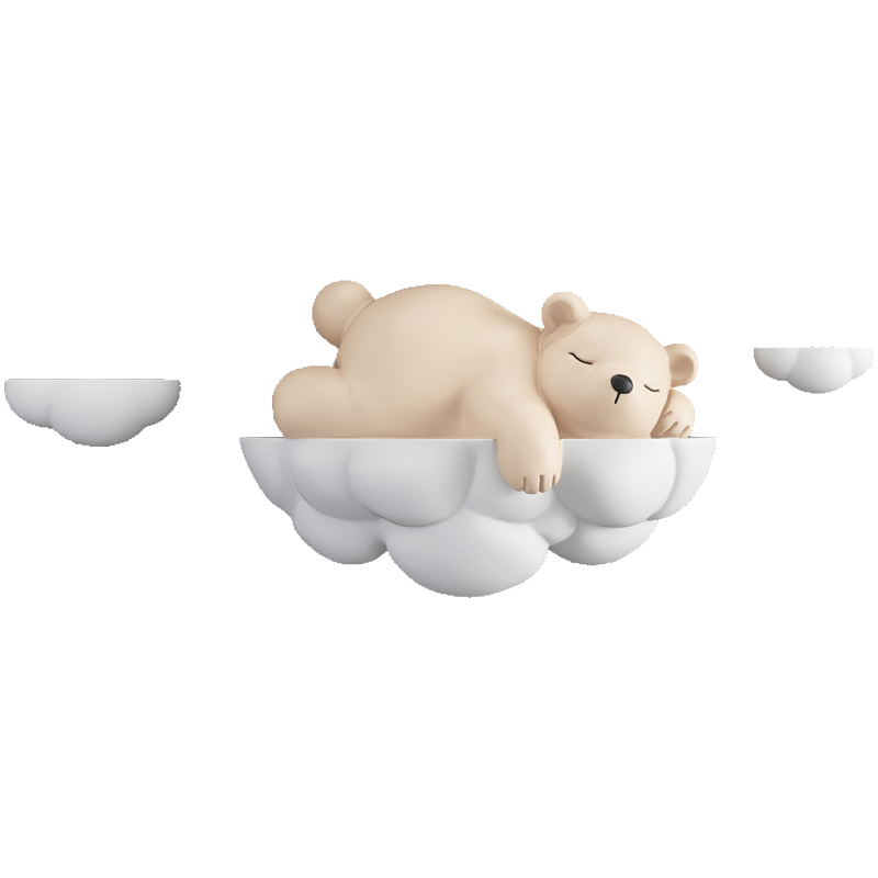3d立体卡通熊浮雕客厅装饰画儿童房卧室床头壁画餐厅玄关走廊挂画图片