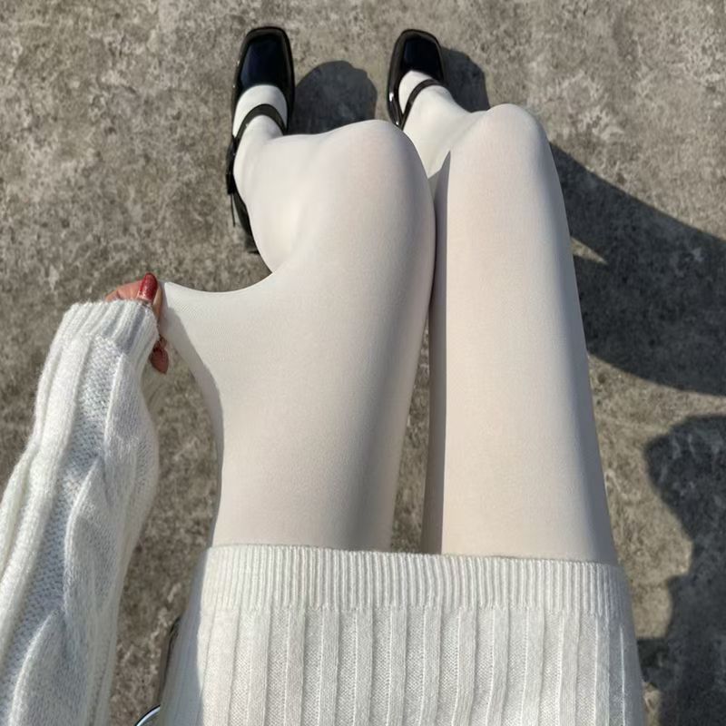 洛丽塔性感跳舞舞蹈袜打底裤袜美腿白丝袜纯欲jk连裤袜薄款黑丝女