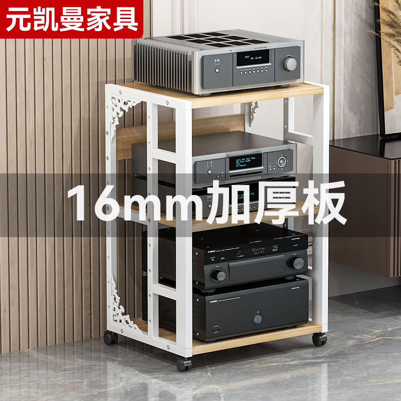 家用移动多层音响功放机架图片