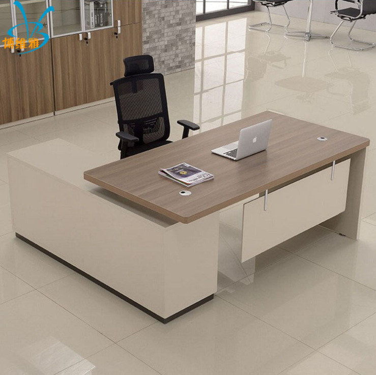 现代简约经理总裁办公室大班桌老板桌 主管大班台桌椅组合批发