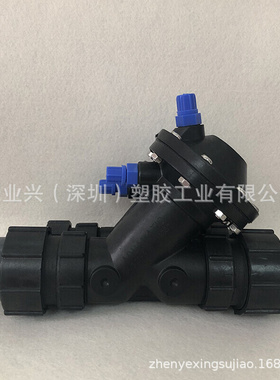 UPVC 气动隔膜阀 Y型液动阀 AQUAMATIC PVC 自动隔膜阀 Y型隔膜阀