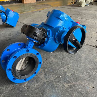 矿用隔爆型一体式电动蝶阀 DN100 PN16 瓦斯管道专用 AC660V