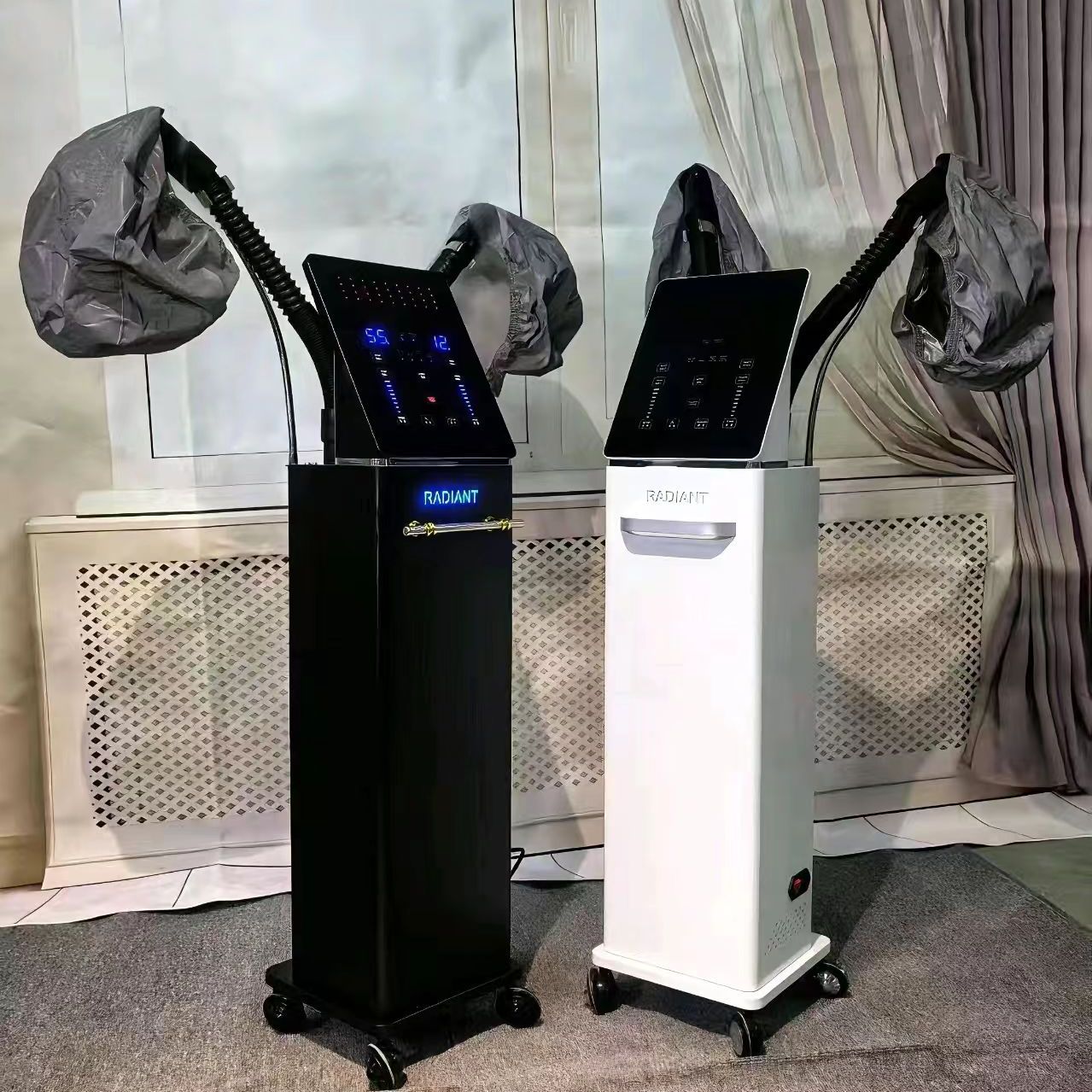新款纳米微雾护发仪110v220v美发焗油机蒸汽机发廊活氧臭氧生化仪