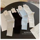 高罗口棉质厚实四季 2026春夏美式 高筒莱卡中性堆袜 GOOD