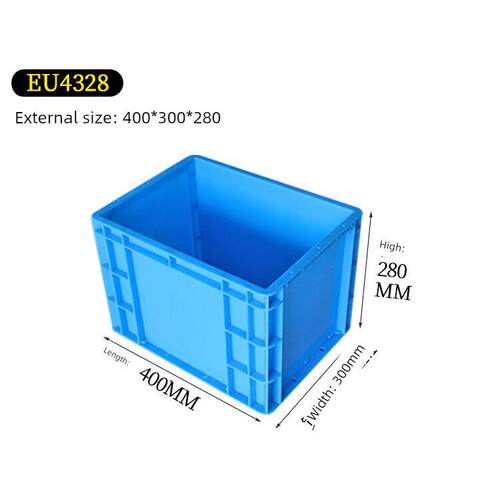 Eu4328欧洲标准汽车零部件专用400*300*280mm物流箱加厚工具箱收