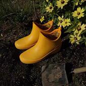 日本良牌环保短腰雨靴彩色花园鞋 园艺杂货 爱上花园