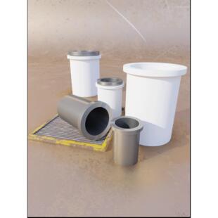 高纯耐高温单环石墨坩埚铸造熔炼金银首饰银元宝模具公斤石英坩埚