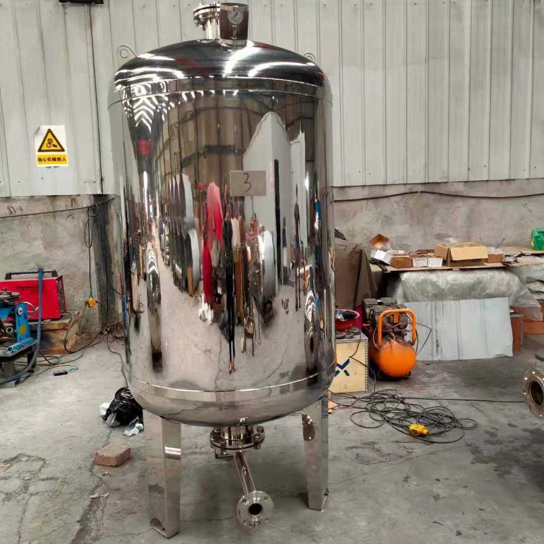 立式隔膜式气压罐 不锈钢膨胀罐  SQL600*1.0 800*1.0 供水稳压罐