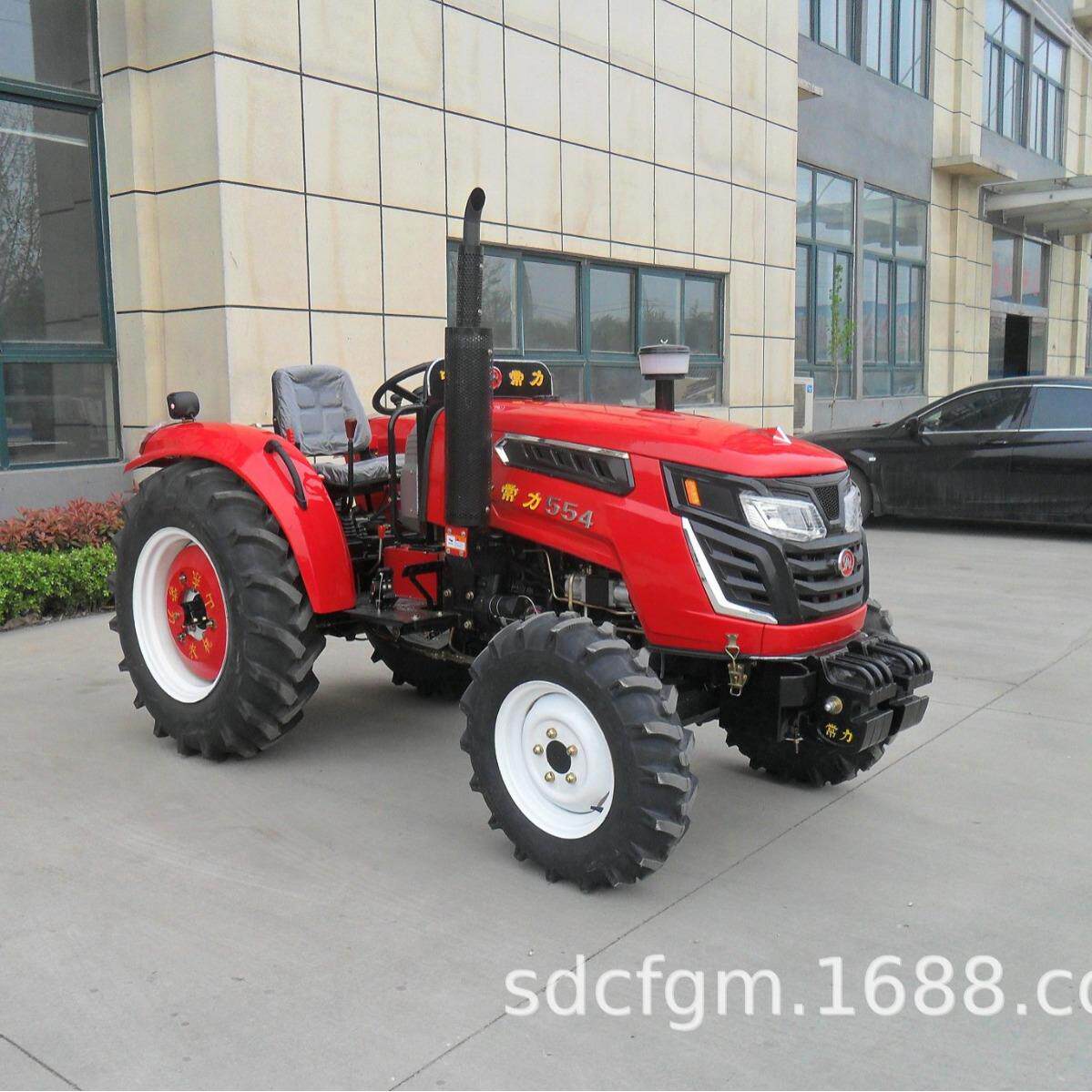 四驱电启动电喷拖拉机效率高大棚菜园用低矮拖拉机配套强压