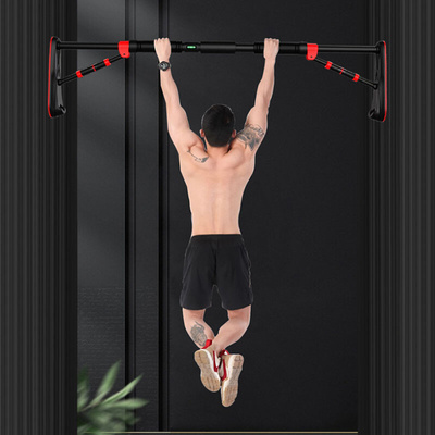 单杠家用室内健身门上吊杆拉伸吊环引体向上器门框免打孔单双杠