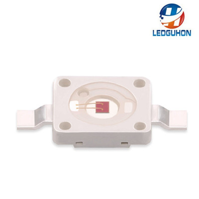 7060大功率3W红光灯珠620nm高亮舞台氛围灯景观灯红光LED灯珠