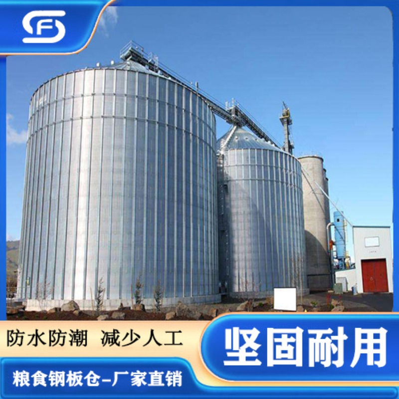 联丰仓储 立式筒仓风干仓 热镀锌波纹钢板仓 自动化控制