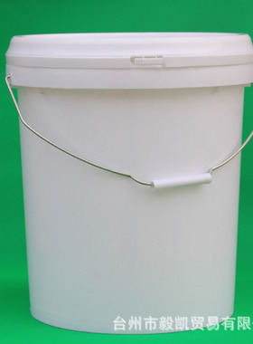 厂家白色22升塑料桶食品级PP洗洁精22kg化工塑料桶涂料桶加厚批发