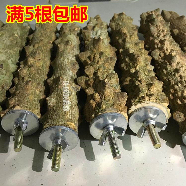 鹦鹉花椒木站杠 八哥磨牙棒磨爪棒磨嘴棒 鸟笼鸟杠站杆栖木站棒