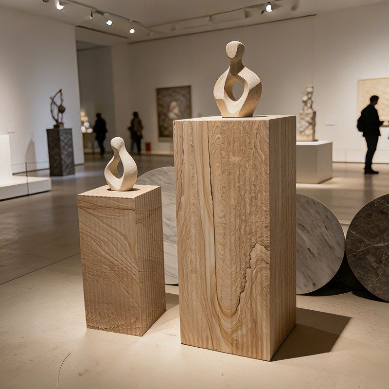 天然大理石摆件底座客厅设计师款轻奢落地摆件高端花架雕塑台立柱,家居饰品,落地摆件,淘宝优惠券,粉丝福利购,淘宝优惠卷