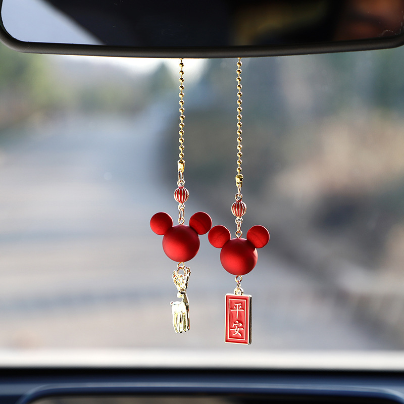 2025新款一路平安汽车后视镜挂件