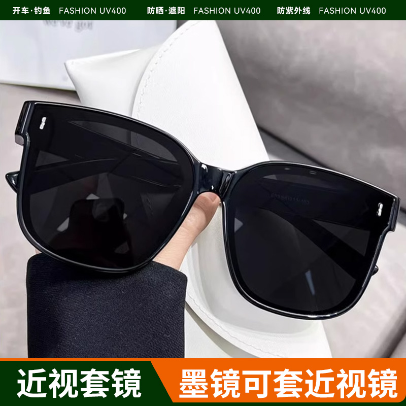 墨镜可套近视镜女士超轻型女款夹片防紫外线眼镜偏光太阳镜套镜男
