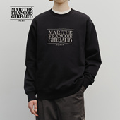 车银优同款 MARITHE经典 LOGO刺绣卫衣 男女同款 加绒上衣25秋冬