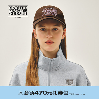 MARITHE花朵经典LOGO鸭舌帽