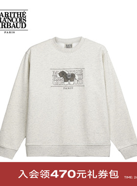 MARITHE马年系列经典LOGO卫衣 男女同款情侣简约休闲上衣2026年春