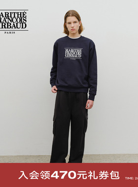 【车银优同款】MARITHE经典LOGO减龄卫衣 男女情侣休闲2025秋冬