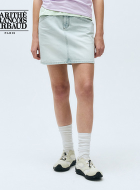 MARITHE牛仔半身裙 潮流女士直筒迷你裙简约休闲显瘦25年夏款韩系