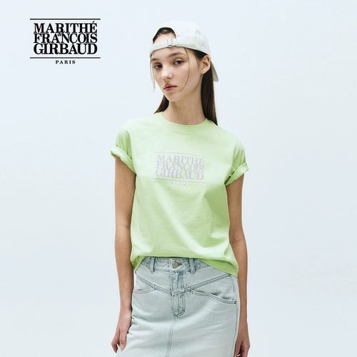 MARITHE潮流男女同款经典LOGOT恤