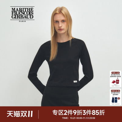 MARITHEBASIC系列女士长袖短T恤