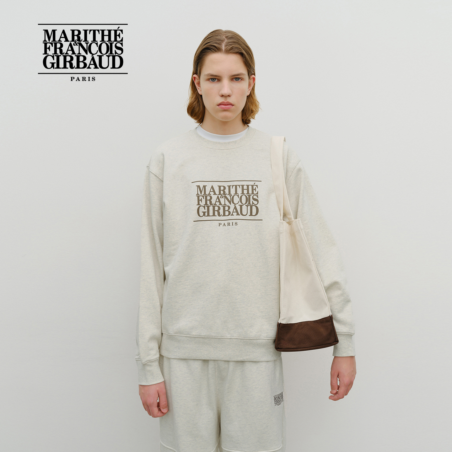 【车银优同款】MARITHE经典LOGO减龄卫衣 男女情侣休闲25秋韩系