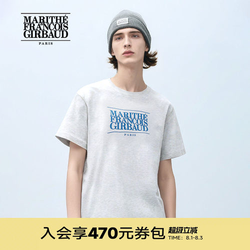 MARITHE潮流男女同款经典LOGOT恤