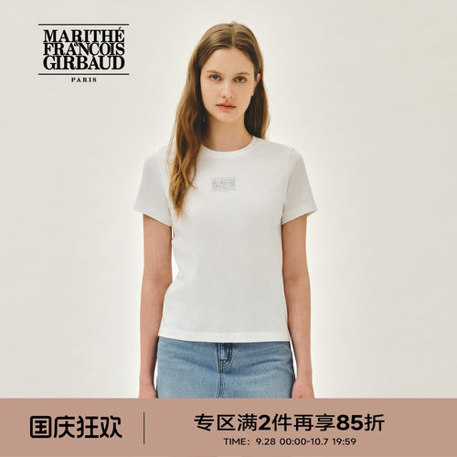 MARITHE女士小经典LOGOT恤