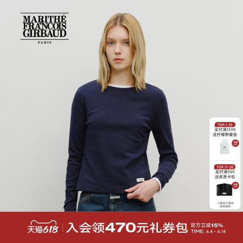MARITHE基础款女士长袖T恤