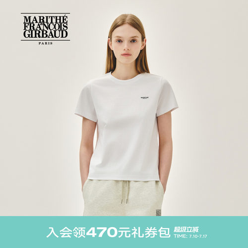 MARITHE女士小LOGOT恤