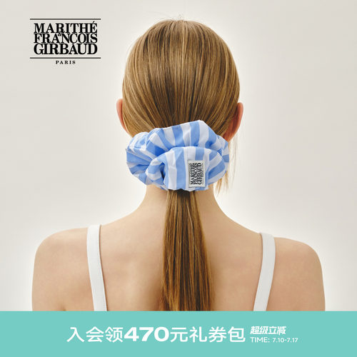 MARITHE织标LOGO条纹发圈