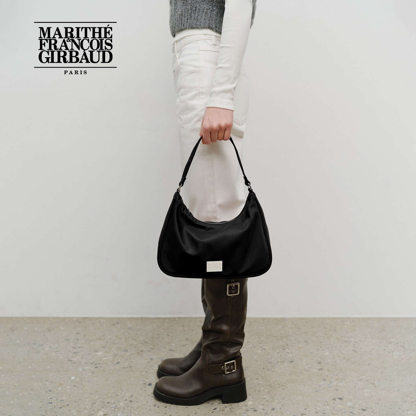 MARITHE经典Logo腋下包