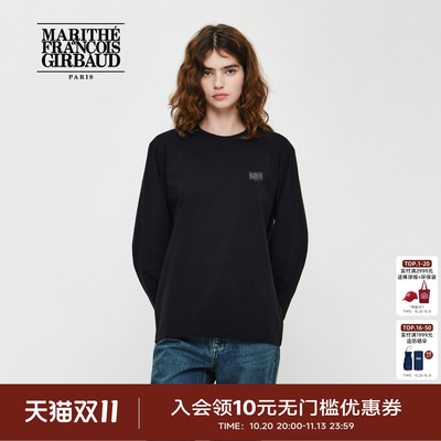 MARITHE经典LOGO长袖T恤