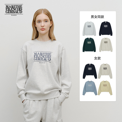 MARITHE经典LOGO圆领卫衣