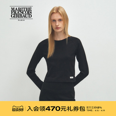 MARITHEBASIC系列女士长袖短T恤