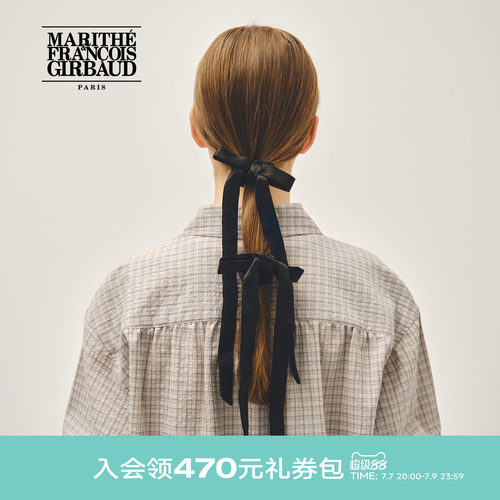 MARITHE蝴蝶结发圈2个装